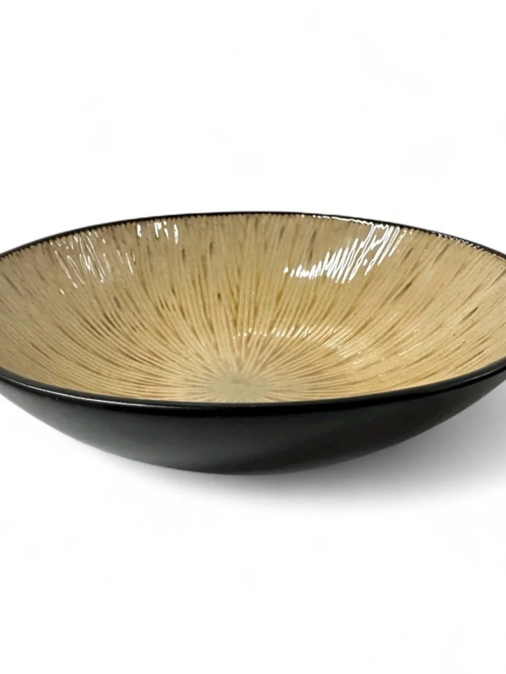 Joseph Abboud Ventana Soup Cereal Bowls 7 7/8” Brown Stoneware Set of 4
